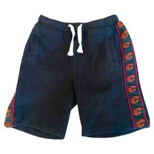Cleveland Cavaliers Youth Shorts 14/16 Black Knit Pockets Drawstring
